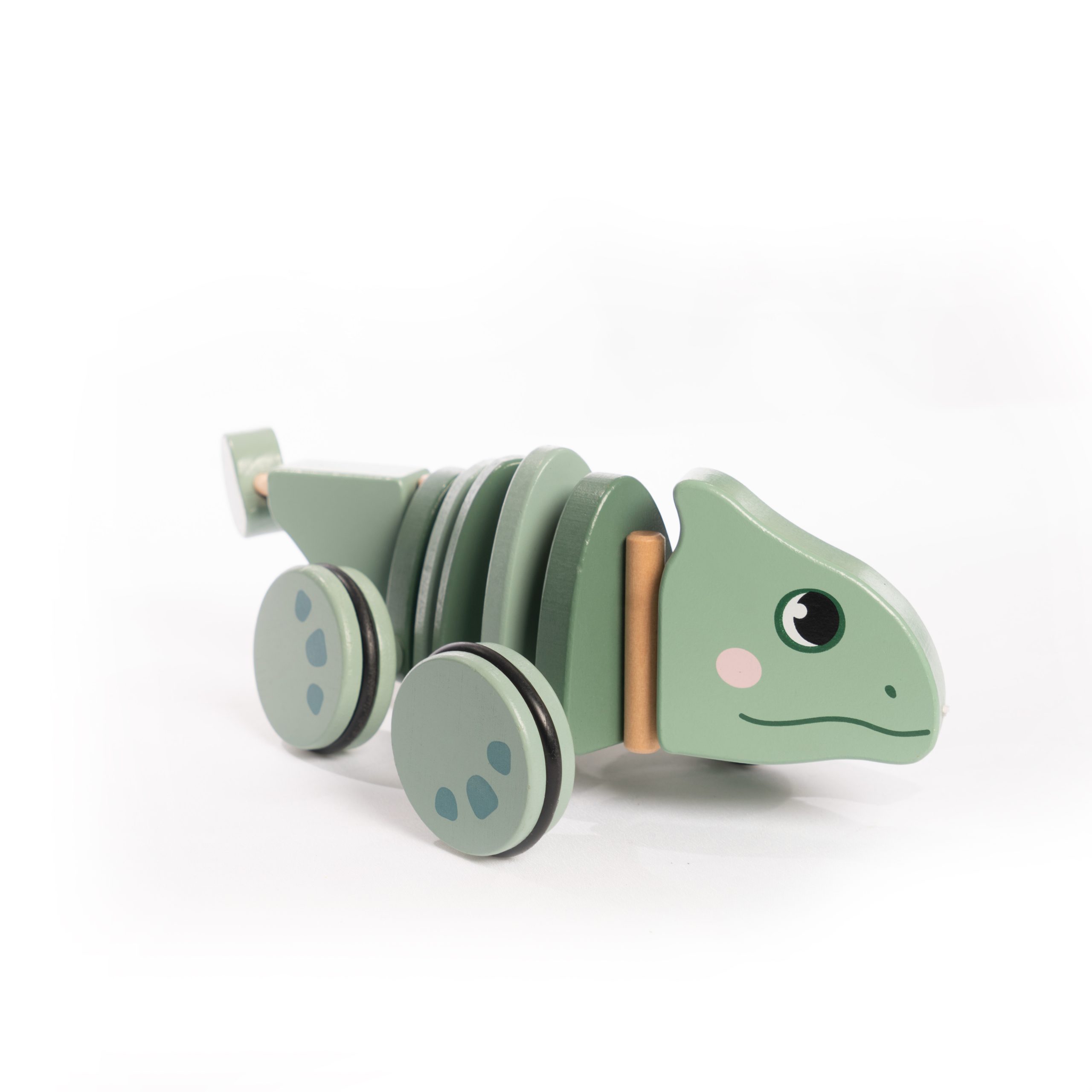 ELC Wooden Pull Along Wiggle Lizard - Image 3