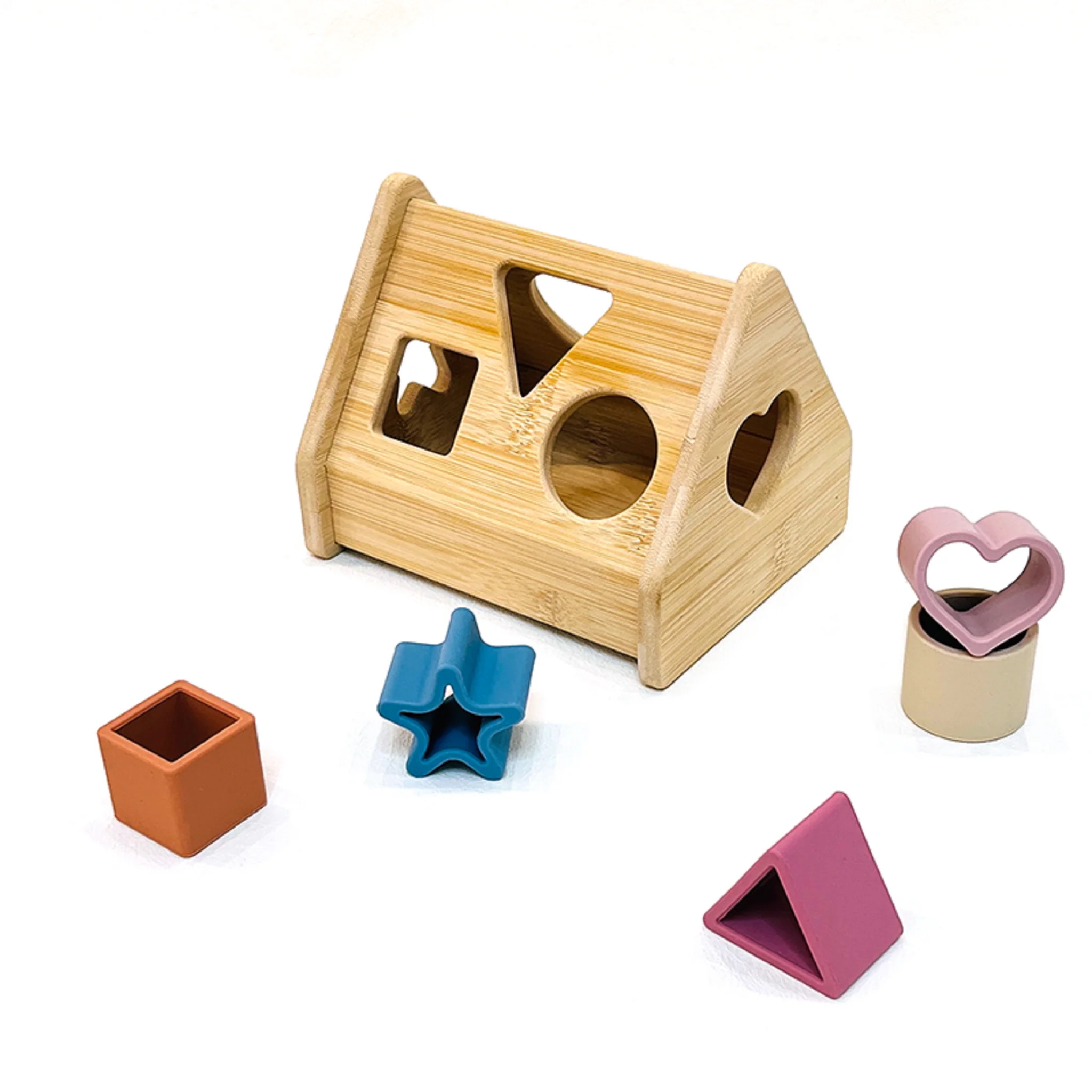 Playette Silicone and Bamboo Play Set