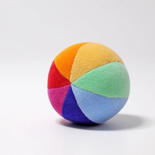 Grimm's Soft Rainbow Ball with Rattle