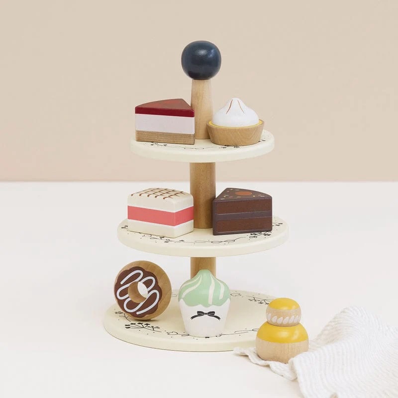 Le Toy Van Three Tier Patisserie Cake Stand - Image 3