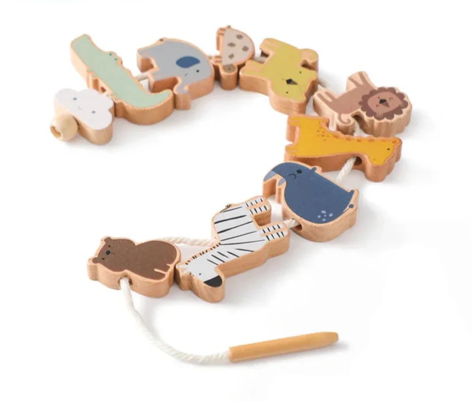 Montessori Lacing Animals and Seesaw Balance - Image 3