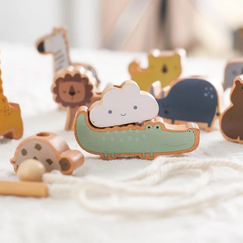 Montessori Lacing Animals and Seesaw Balance - Image 4